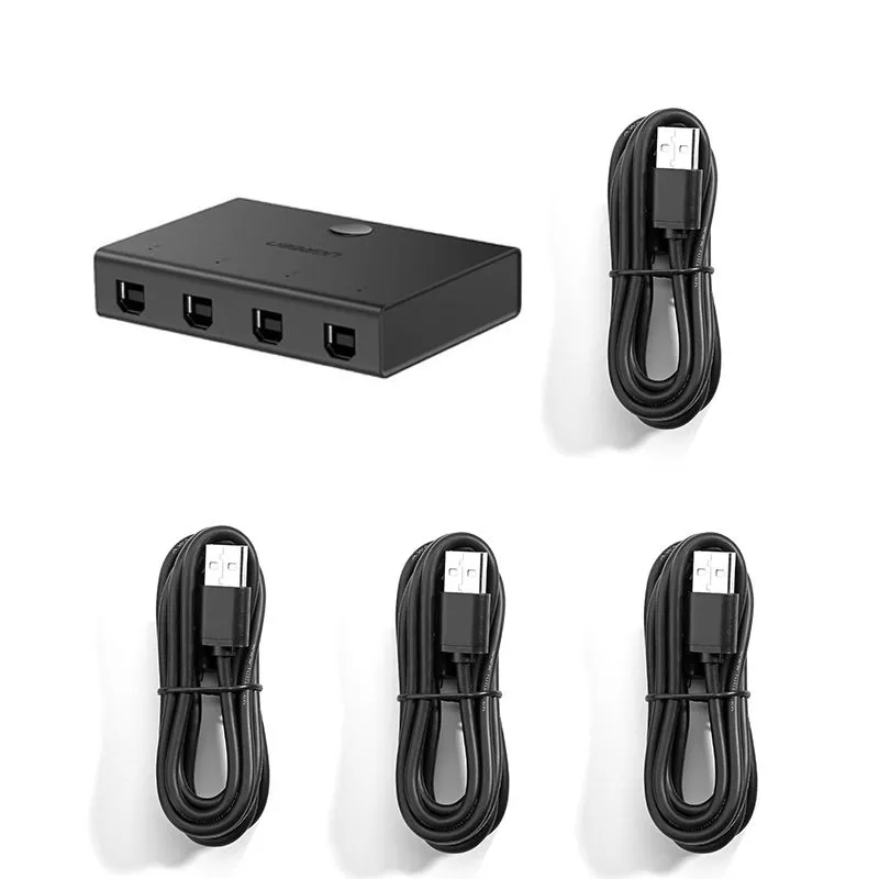 Bộ Chia Máy In 1 Ra 4 Cổng USB 2.0 Ugreen 30346 Chính Hãng - hover