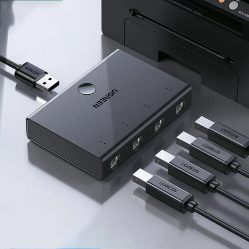 Bộ Chia Máy In 1 Ra 4 Cổng USB 2.0 Ugreen 30346 Chính Hãng 4