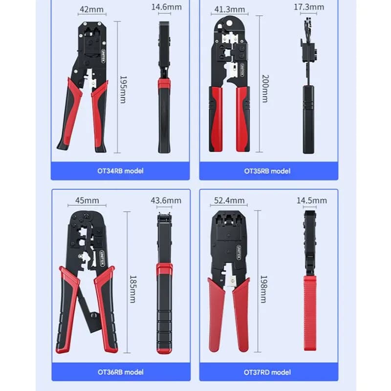 Kìm bấm mạng đa năng 3 trong 1 Unitek OT35RB