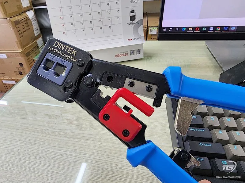 Kìm bấm cáp mạng Dintek RJ12/RJ45 6102-01002CH - hover