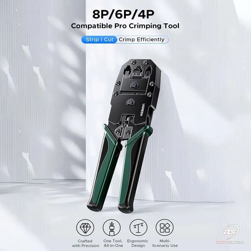 Kìm bấm cáp mạng đa năng Ugreen 35971 (RJ45/RJ11/RJ12)