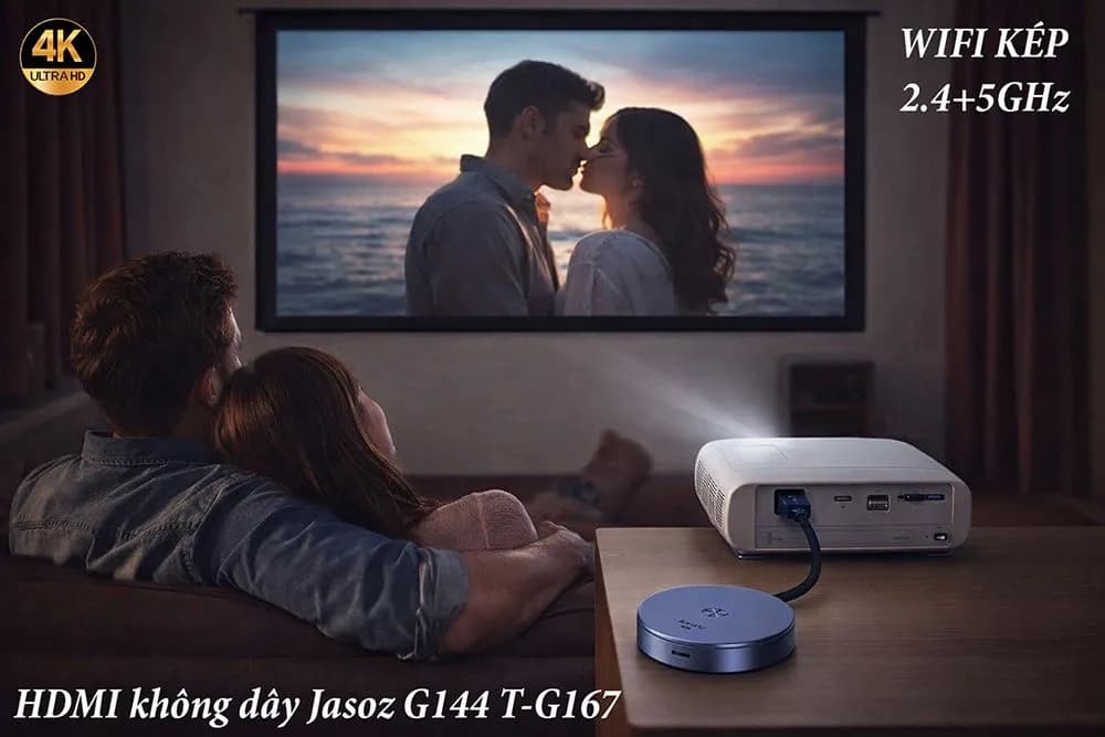 Bộ kết nối HDMI không dây 4K@30Hz JASOZ G144 T-G167
