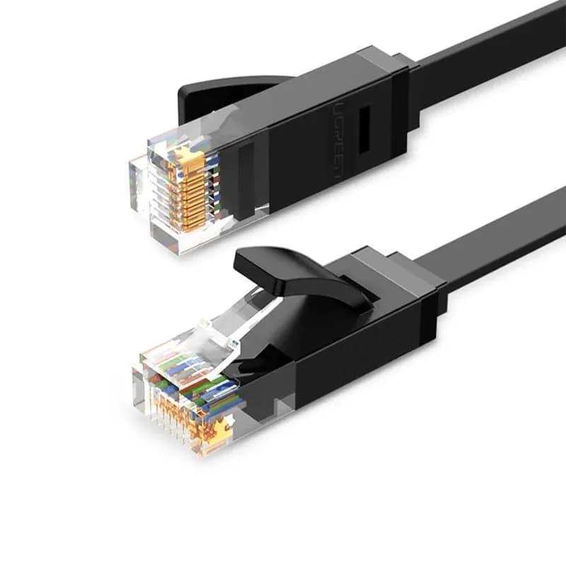 Dây Cáp Dữ Liệu Nối Mạng Máy Tính CAT6 Dạng Dẹt Ugreen 50173 (1m / Đen)