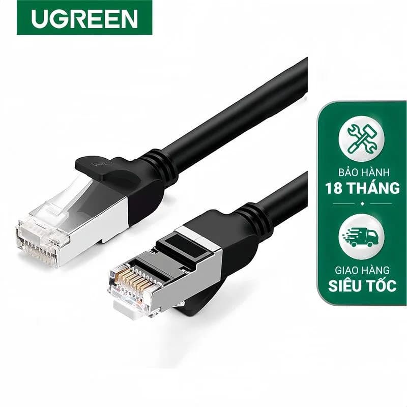 Cáp mạng Cat6 dài 0.5m Ugreen 50190 đúc sẵn tốc độ cao - hover