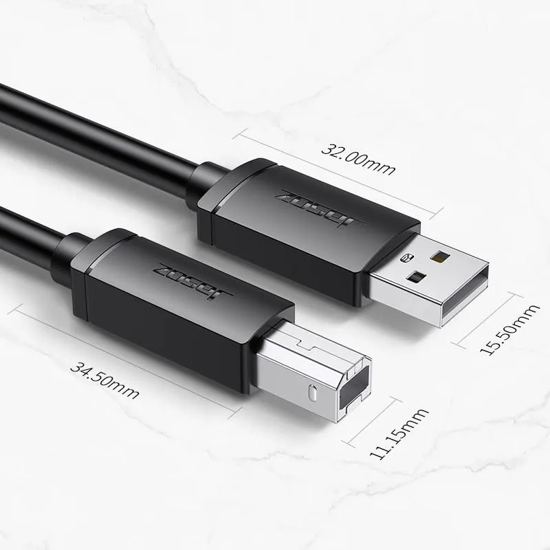 Cáp USB 2.0 Máy In Jasoz D105 Chính Hãng (0.5m - 10m) 3