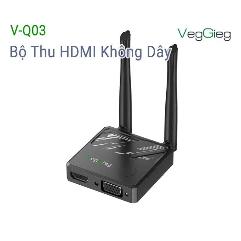 Thiết bị kéo dài HDMI và VGA không dây Veggieg V-Q03 - hover