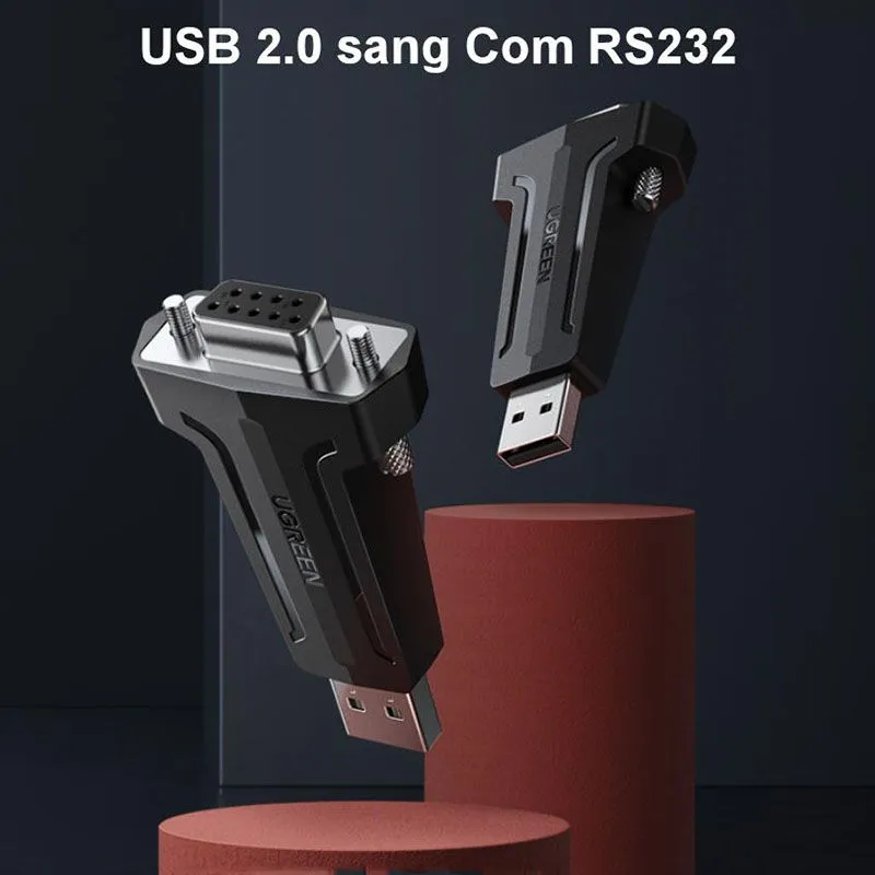 Đầu chuyển đổi USB sang RS232 (COM) Ugreen 80111 3