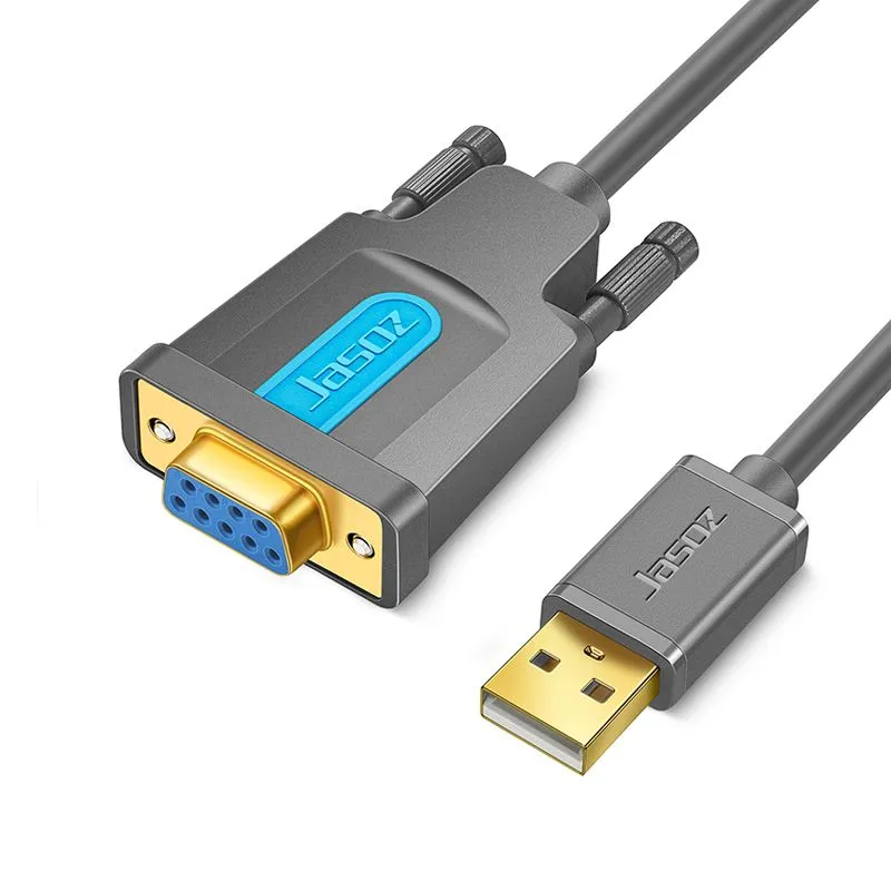 Cáp chuyển đổi USB 2.0 sang RS232 (COM) cái JASOZ T-I105 dài 1.5m màu đen 1