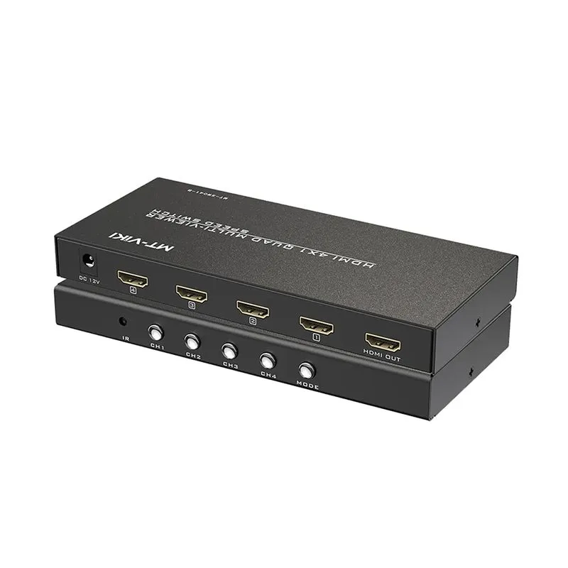 Bộ Gộp HDMI 4 Vào 1 Ra MT-VIKI MT-SW041B - Hỗ Trợ 4K, Điều Khiển Từ Xa (Chính Hãng)