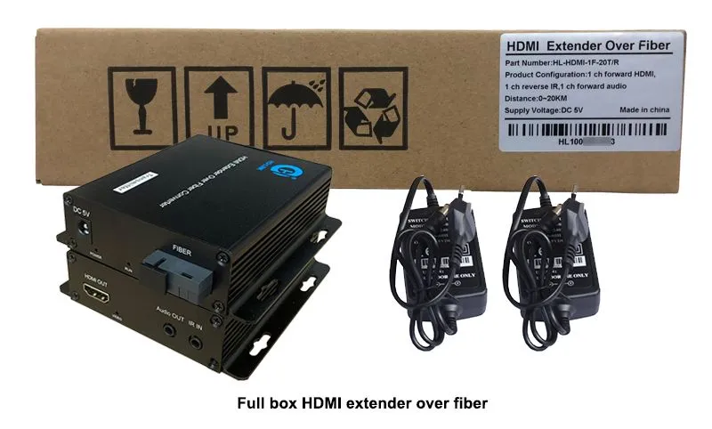Bộ Chuyển Đổi Quang Video HDMI 1 Cổng 20Km HO-LINK HL-HDMI-1F-20T/R 4