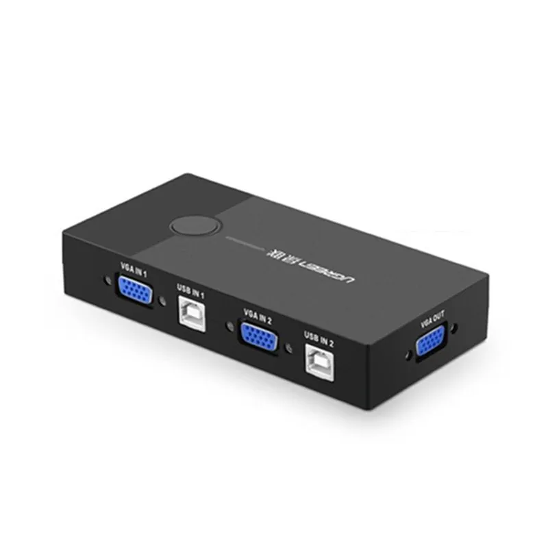 Bộ Gộp KVM Switch USB 2 Vào 1 Ra Ugreen 30357