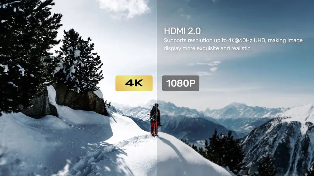 Bộ Chuyển Mạch KVM Switch HDMI 2.0 2 Vào 1 Ra Unitek V307A | Hỗ Trợ 4K@60Hz 4