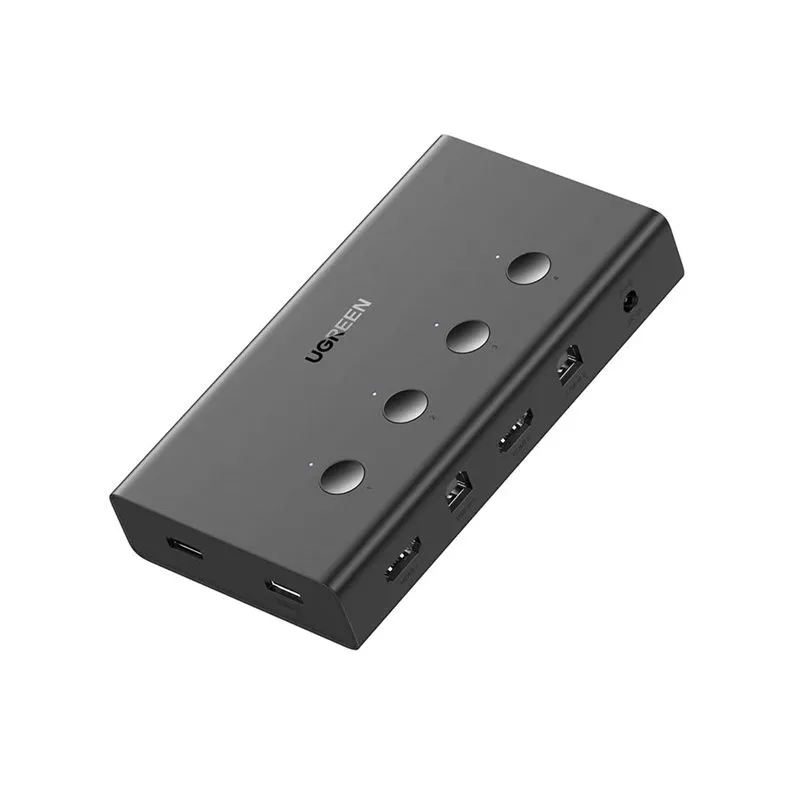 Bộ Chuyển Mạch KVM Switch HDMI 2.0 4 Vào 1 Ra Ugreen 70439 | Hỗ Trợ 4K@60Hz Cao Cấp