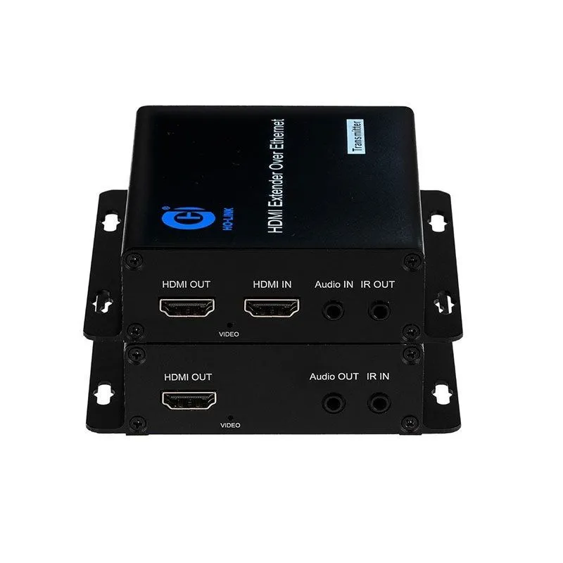 Bộ Kéo Dài HDMI 200m Qua Cáp Mạng KVM HL-HDMI-200KVM (Có Cổng USB Phím Chuột) 4