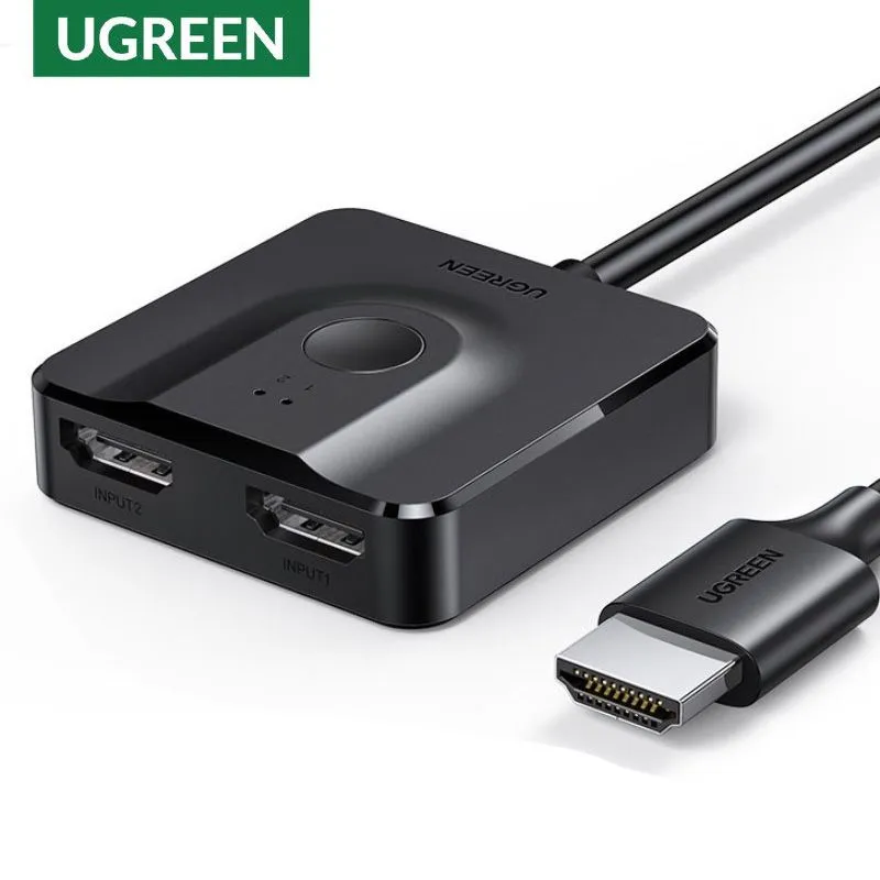 Bộ Gộp HDMI 2 Vào 1 Ra 4K@60Hz Ugreen 70607 - Chuẩn HDMI 2.0 - hover