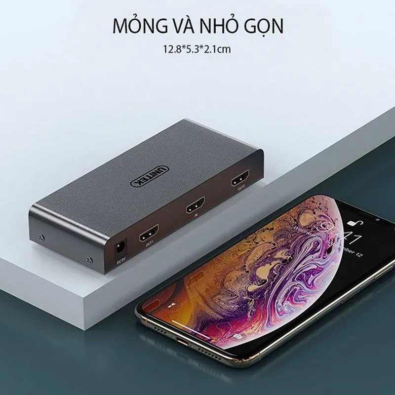 Bộ Chia HDMI 1 Ra 2 Unitek V130A - Hỗ Trợ 4K@60Hz Cao Cấp 3
