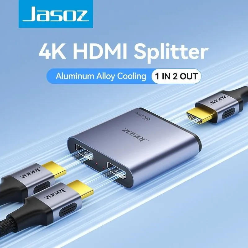 Bộ Chia HDMI 1 Ra 2 JASOZ G150 T-G176 - Hỗ Trợ 4K Ultra HD 3