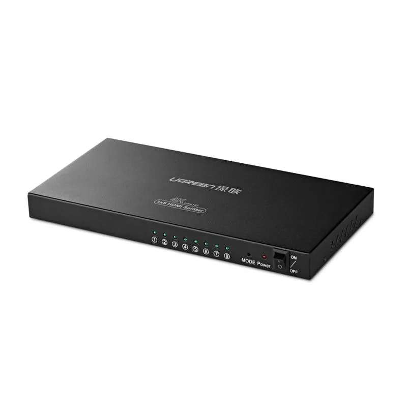 Bộ Chia HDMI 1 Ra 8 Cổng Ugreen 40203 - Hỗ Trợ Full HD, 4K Cao Cấp 1