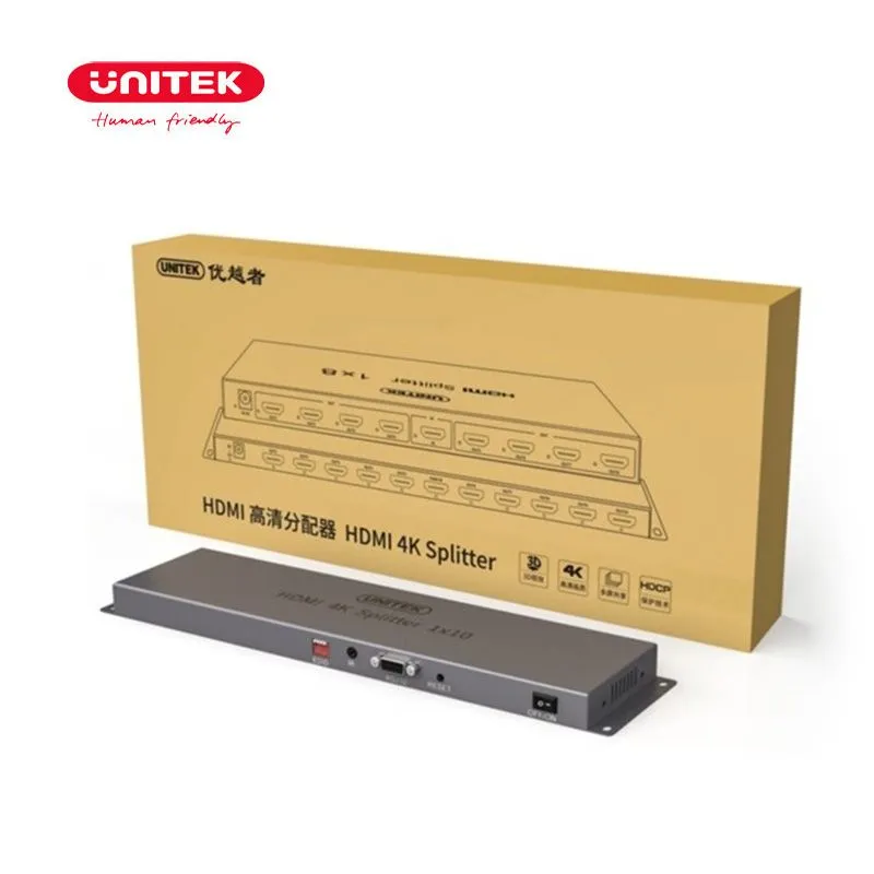  Bộ Chia HDMI 1 Ra 10 Unitek V136A Hỗ Trợ 4K Chính Hãng 1