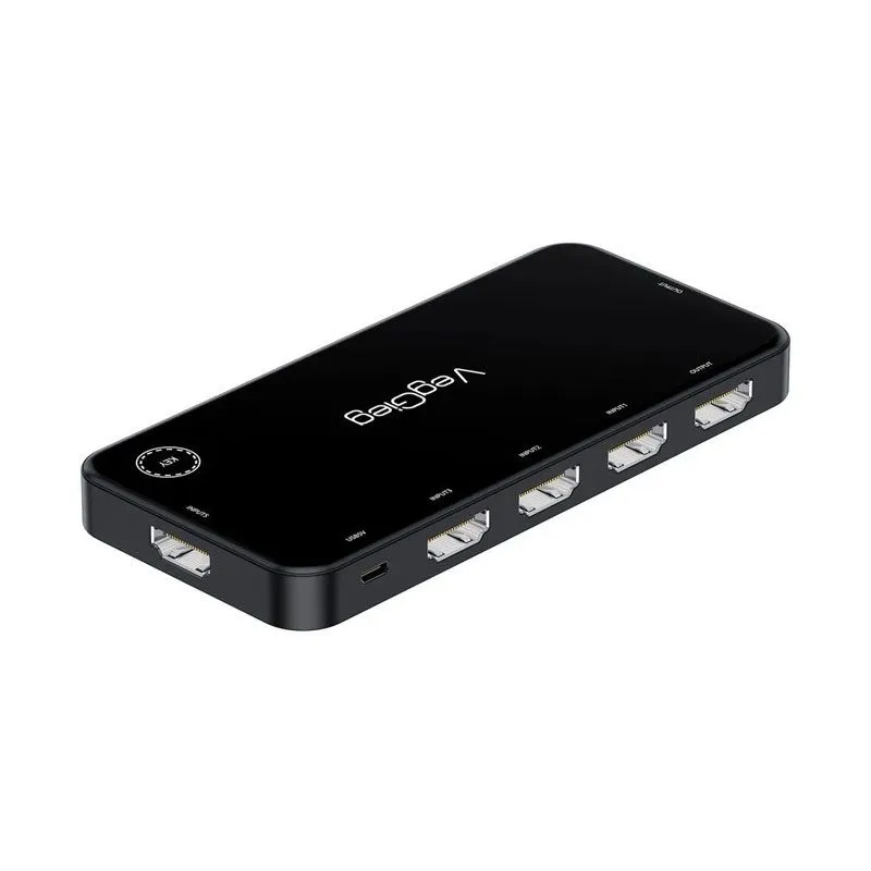 Bộ Chuyển Mạch HDMI 5 Vào 1 Ra VegGieg VHD05 | Hỗ Trợ Full HD 3D