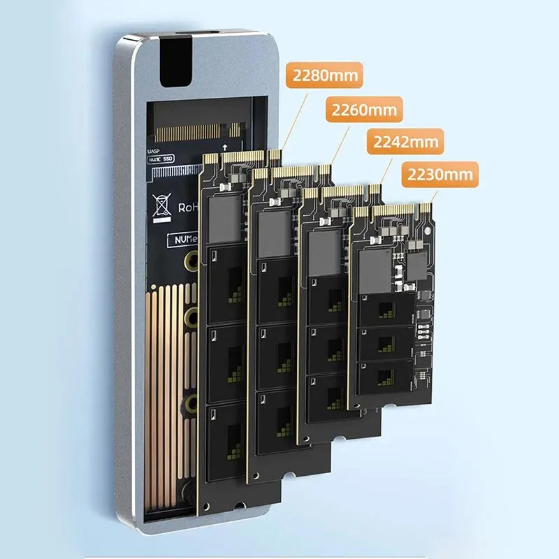 Box Ổ Cứng M.2 NVMe UNITEK S238B Superior Gen3x2 - Tốc Độ Cao 3