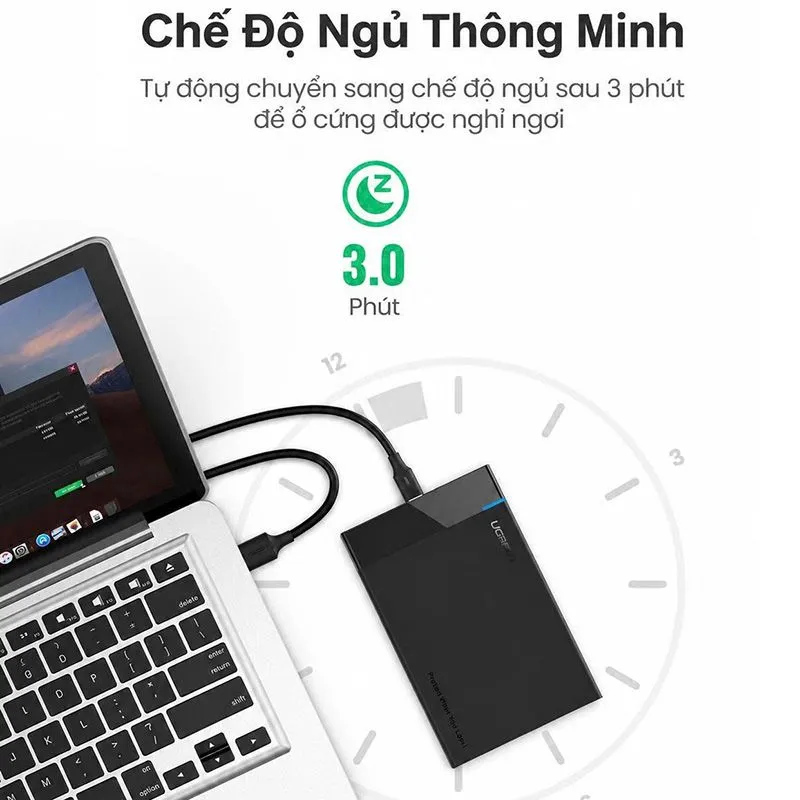 Box Ổ Cứng 2.5 Inch USB Type-C Ugreen 50743 | Hàng Chính Hãng 3