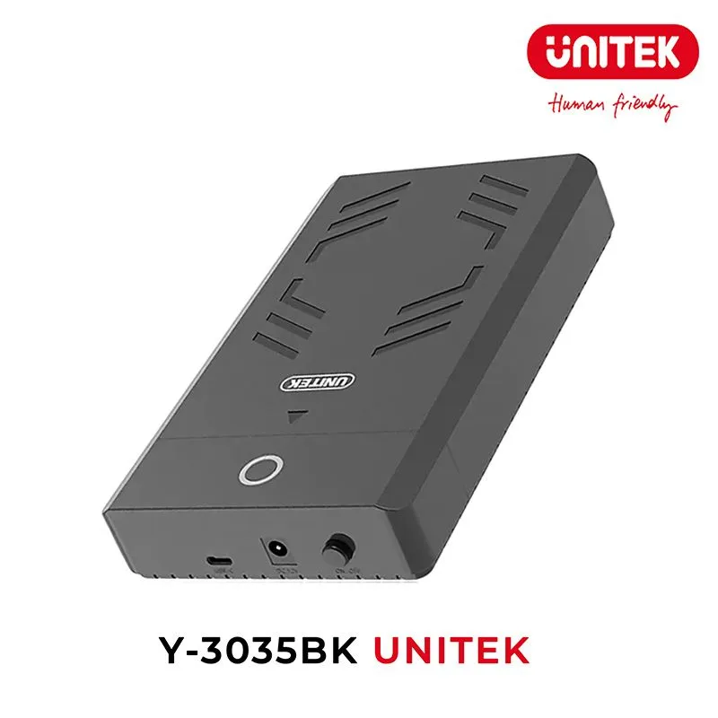 Box Ổ Cứng 3.5 Inch USB 3.0 Unitek Y-3035BK | Hàng Chính Hãng 3