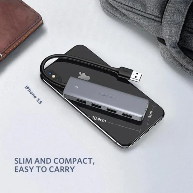 Bộ Chia USB 3.0 Sang 4 Cổng Ugreen 50985 (Có Cổng Nguồn Phụ USB-C) 3