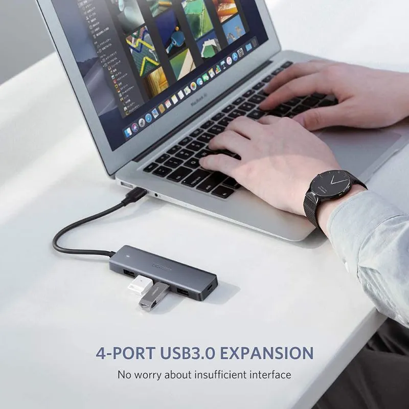 Bộ Chia USB 3.0 Sang 4 Cổng Ugreen 50985 (Có Cổng Nguồn Phụ USB-C) 4
