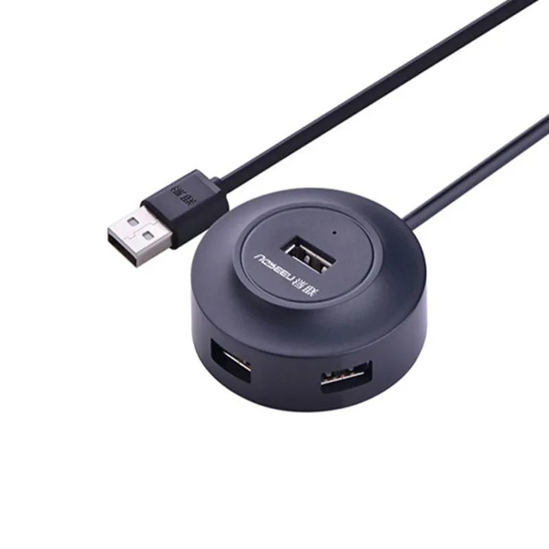 Bộ Chia USB 2.0 4 Cổng Ugreen 20277 CR106 - Hub USB Cho Máy Tính, Laptop Dây Dài 1m (Màu Đen) 1