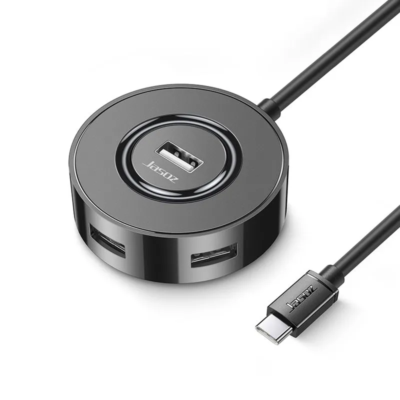 Bộ Chia Cổng USB Type-C Sang 4 Cổng USB 2.0 Jasoz F111 - Cáp Dài 0.3m / 1m / 1.5m 1