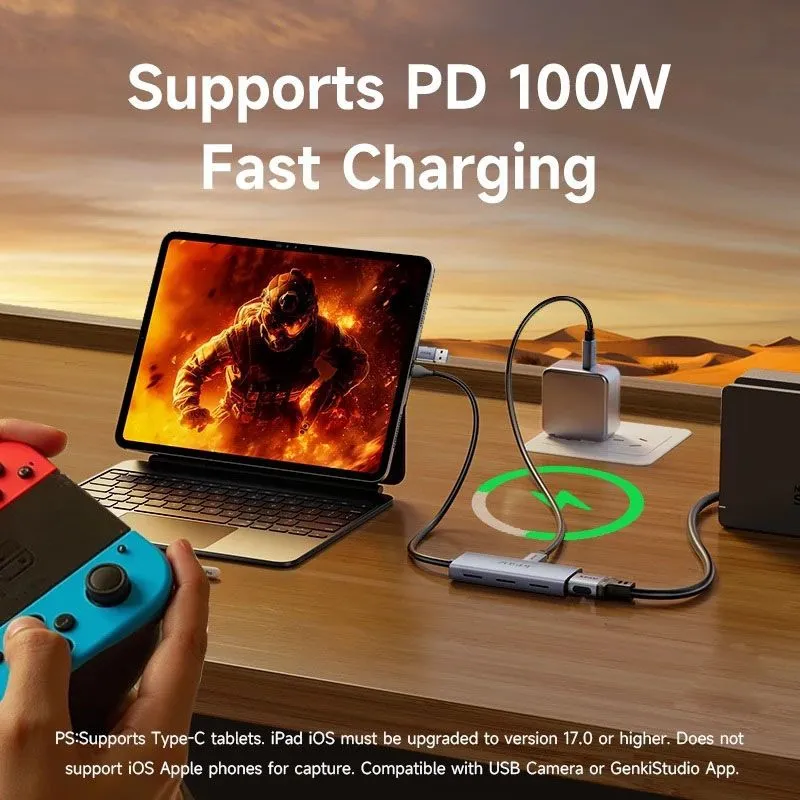 Card Ghi Hình Video Capture HDMI Sang USB 3.0 & USB-C Jasoz G164 T-G190 4