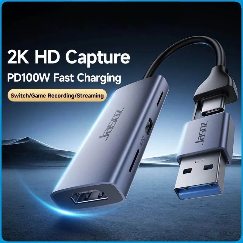 Card Ghi Hình Video Capture HDMI Sang USB 3.0 & USB-C Jasoz G164 T-G190 5