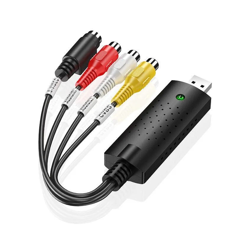 Cáp Ghi Hình Video Capture Easycap USB 2.0 DC60 Cho TV, VCD, DVD, Camera