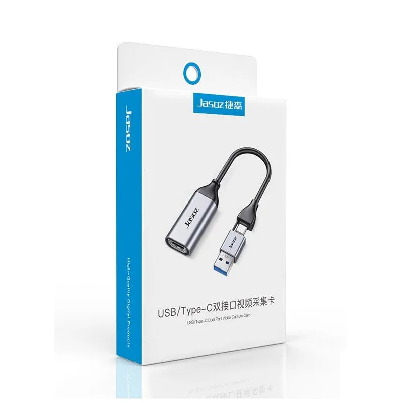 Cáp Video Capture HDMI Sang USB & Type-C Jasoz G138 T-G158 - hover