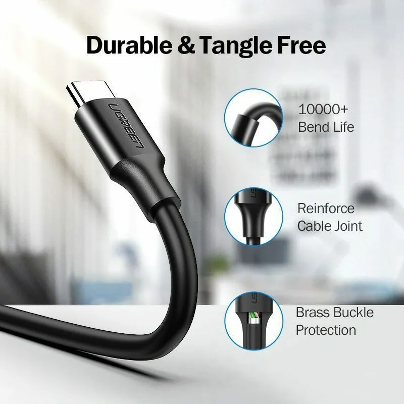 Cáp USB 2.0 sang Type-C Ugreen US287 dài từ 0.25m tới 2m 3