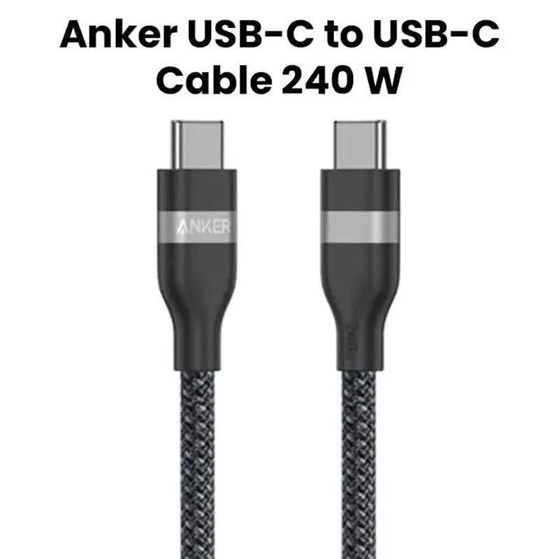 Dây Cáp Sạc Type C to Type C Anker A82E2H11 240W (0.9M) 2