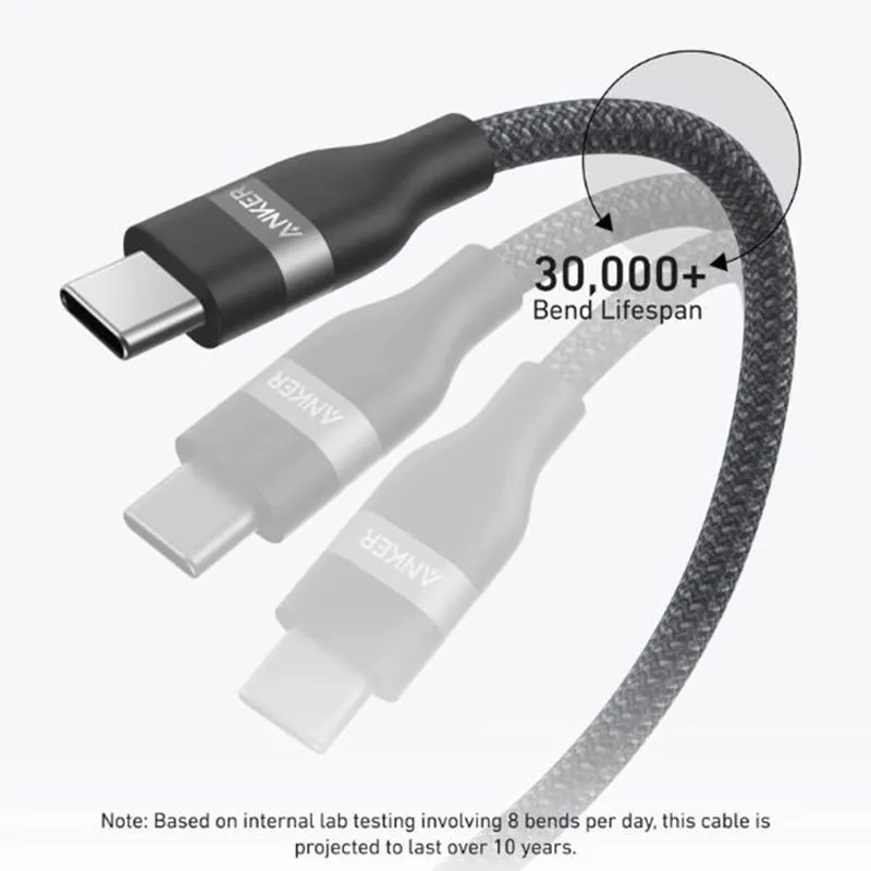 Dây Cáp Sạc Type C to Type C Anker A82E2H11 240W (0.9M) 3