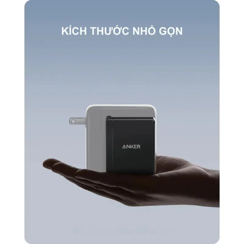Củ Sạc Nhanh Anker 100W 3 Cổng (1A2C) GanPrime A2145J12 5