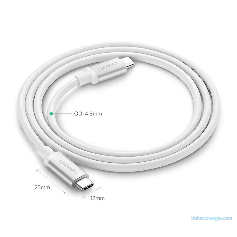 Cáp Sạc Và Truyền Dữ Liệu USB Type C To USB Type C Ugreen 60518 (60W, Dài 1m, Màu Đen) 2