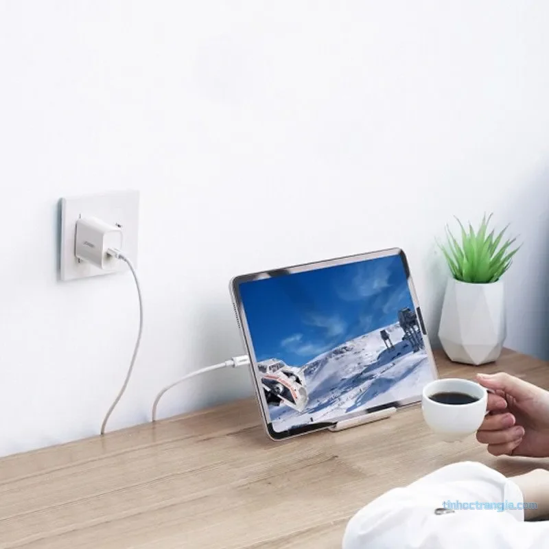 Cáp Sạc Và Truyền Dữ Liệu USB Type C To USB Type C Ugreen 60518 (60W, Dài 1m, Màu Đen) 5