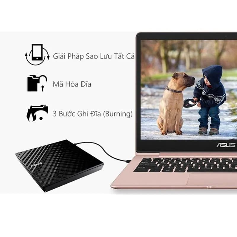 Ổ Đĩa Quang Ngoài DVD-RW Asus SDRW-08D2S-U LITE