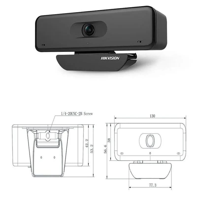 Webcam Hikvision DS-U18 4K Ultra HD (8MP) – Webcam Hội Họp Trực Tuyến, Livestream Cao Cấp