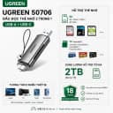 Đầu Đọc Thẻ SD/TF 2 Đầu Cắm USB Type-C và USB 3.0 Ugreen 50706 Cao Cấp 3