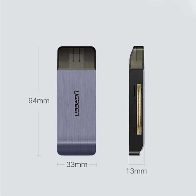 Đầu Đọc Thẻ USB 3.0 Đa Năng Ugreen 50541 Cao Cấp – Hỗ Trợ Thẻ CF, SD, TF, MS