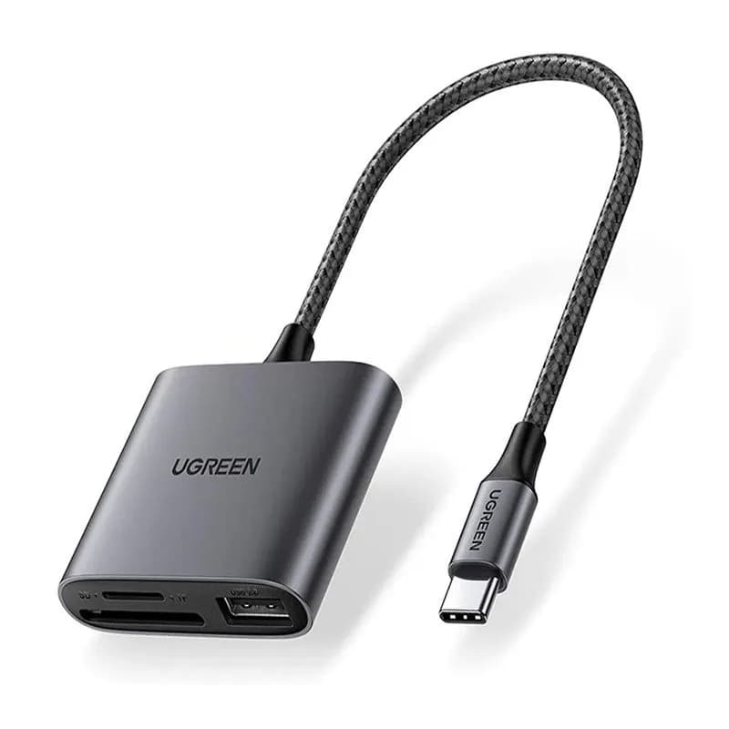Đầu đọc thẻ nhớ Ugreen 80798 | USB Type-C cho thẻ SD và Micro SD