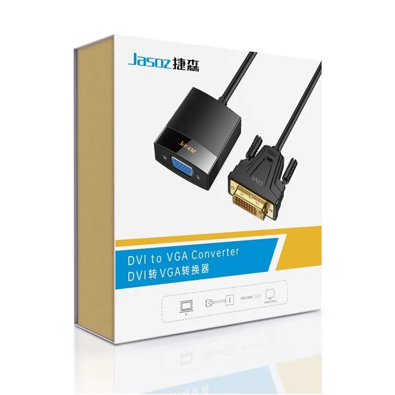 Cáp chuyển đổi DVI-D (24+1) sang VGA Jasoz G109 T-G113
