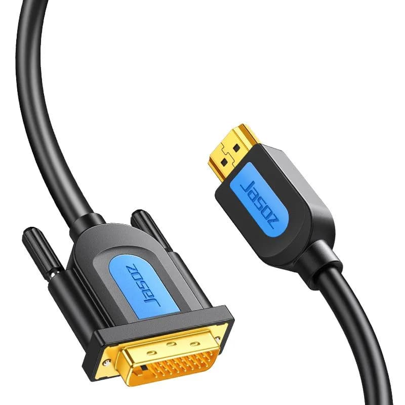 Dây cáp chuyển DVI 24+1 sang HDMI 1.5M Jasoz A105 T-A133 Chuyển đổi 2 chiều Full HD