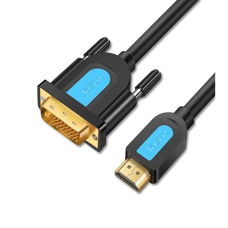 Dây cáp chuyển DVI 24+1 sang HDMI 1.5M Jasoz A105 T-A133 Chuyển đổi 2 chiều Full HD