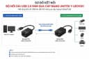 Thiết bị nối dài USB 2.0 qua cáp mạng LAN 60 mét Unitek Y-UE01001 2